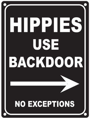 Hippies use backdoor