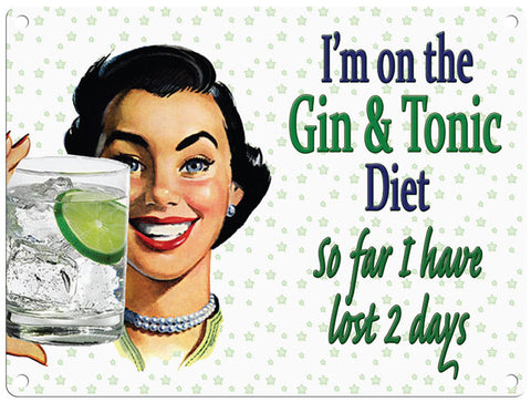 I'm on the Gin & Tonic Diet. So far i have lost 2 days.