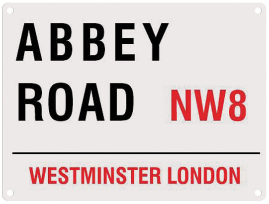 Abbey Road NW8 Westminster Street Sign
