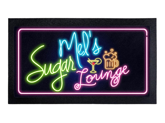 Sugar Lounge personalised bar runner