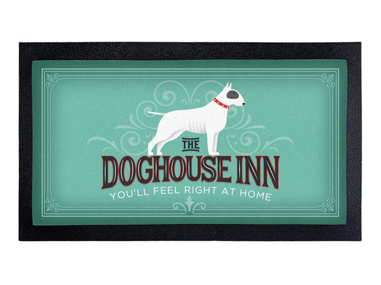The Doghouse Inn, You'll feel right at home bar runner