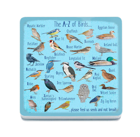 The A-Z of Birds fridge magnet