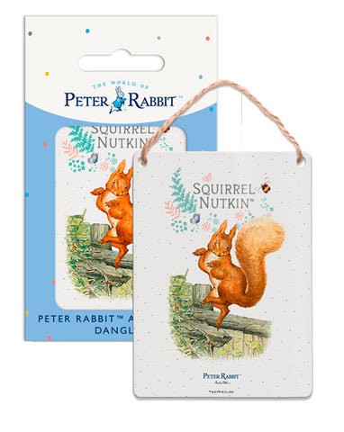Beatrix Potter Peter Rabbit Squirrel Nutkin metal wall sign