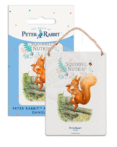 Beatrix Potter Peter Rabbit Squirrel Nutkin metal wall sign