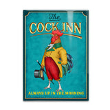 The Cock Inn. Always up in the morning fridge magnet