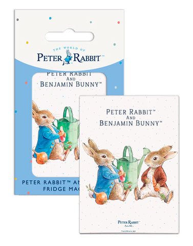 Beatrix Potter Peter Rabbit Benjamin Bunny sitting metal wall sign