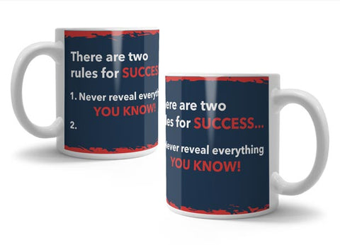 There are two rules for success fridge magnet