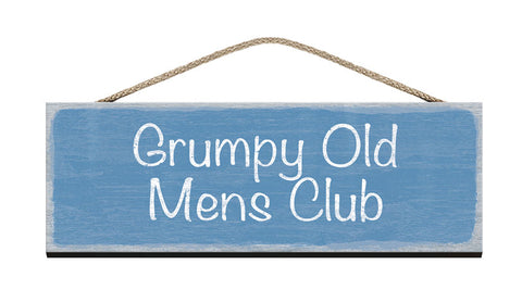 Wooden Sign - Grumpy Old Mens Club
