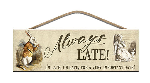March Hare Always late for a very important date fridge magnet